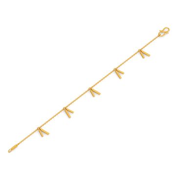 Fringe Bouquet Gold Bracelets