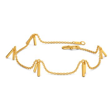 Fringe Bouquet Gold Bracelets