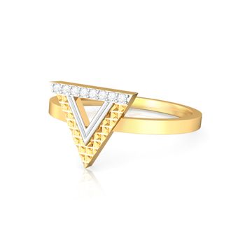 Pyramid Play Diamond Rings
