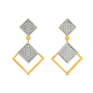 Tweed Love Diamond Earrings