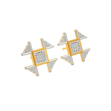 Tweed Calling Diamond Earrings