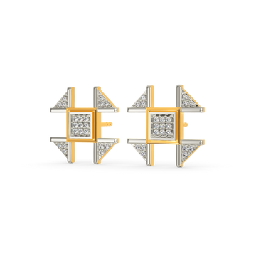 Tweed Calling Diamond Earrings