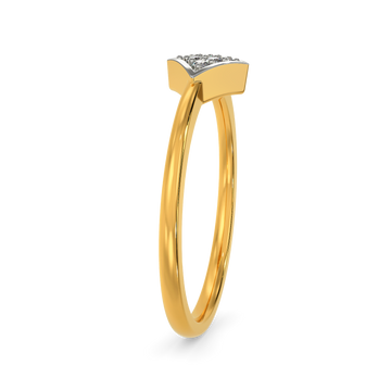 Vibe In Tweed Diamond Rings