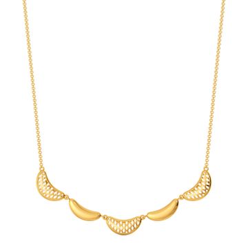 Flounce Fashion Gold Necklaces
