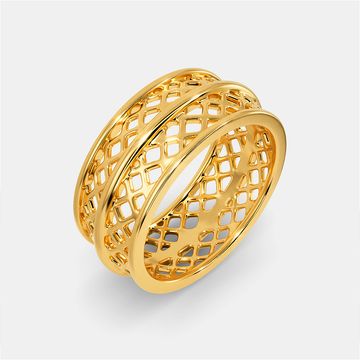 Breezy Bubbly Gold Rings