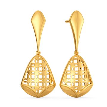 Bubbly Layers Gold Earrings