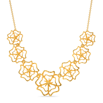 Rare Bloom Gold Necklaces