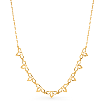High On Tropics Gold Necklaces