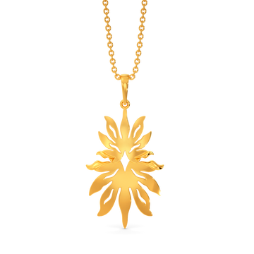Floral Saga Gold Pendants