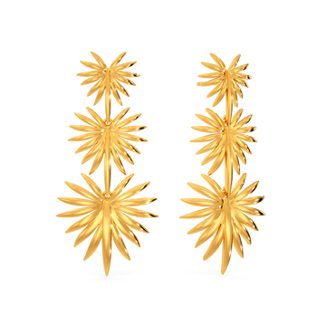 Your Tropical Escape Gold Earrings