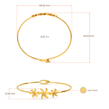 Song Of The Jasmine Gold Bangles