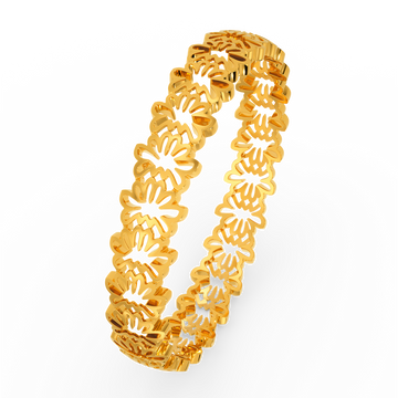 Tropical Paradise Gold Bangles