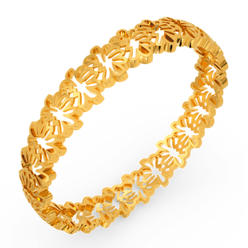 Tropical Paradise Gold Bangles