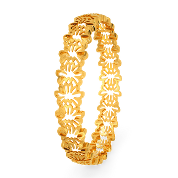 Tropical Paradise Gold Bangles