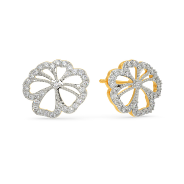 Floral Soul Diamond Earrings