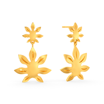 Flora Party Gold Earrings