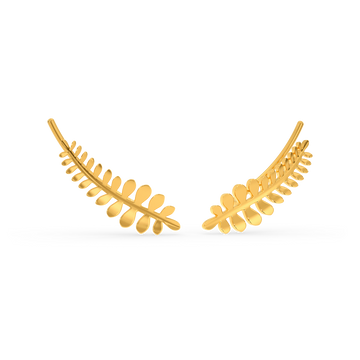 Trippy In The Tropics Gold Earrings