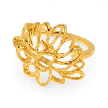 Just Like The Lotus Gold Rings