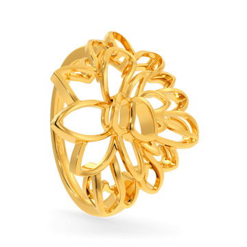 Just Like The Lotus Gold Rings