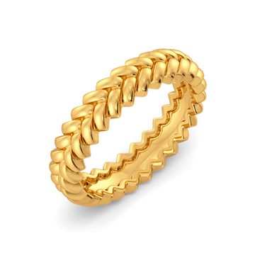 The Twill Drill Gold Rings