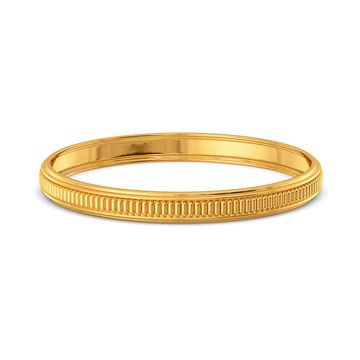 The Satin Weave Gold Bangles