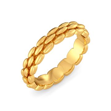 Tweed Links Gold Rings
