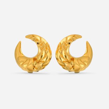 Playful Aerouant Gold Earrings