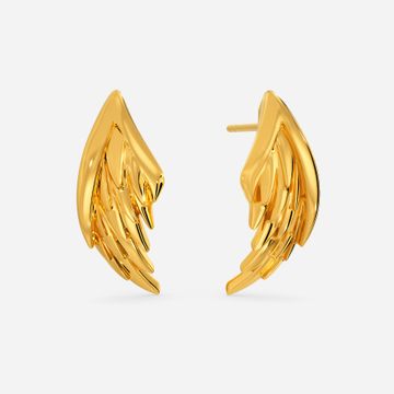 Reptile Craze Gold Earrings