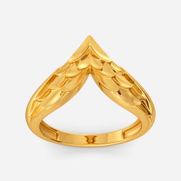 Serpent's Spectrum Gold Rings
