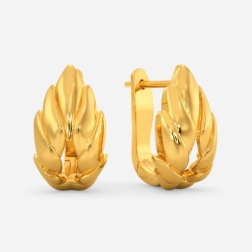 Dragon Blaze Gold Earrings