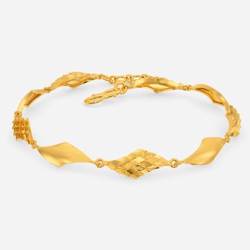 Spiny Texture Gold Bracelets