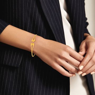 Dragon Blaze Gold Bangles