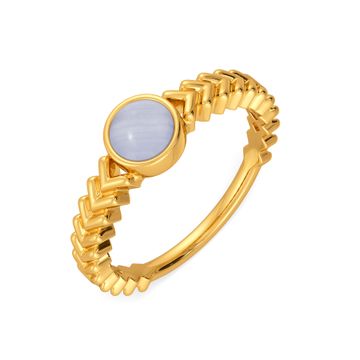 Blue Redox Gemstone Rings