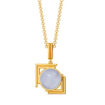 Blue Redox Gemstone Pendants