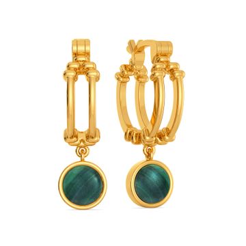 Shibori Spirit Gemstone Earrings