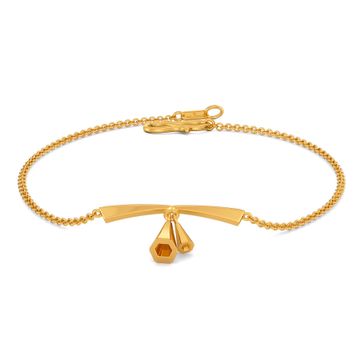 14k Gold Pearl Station Bracelet – Baby Gold