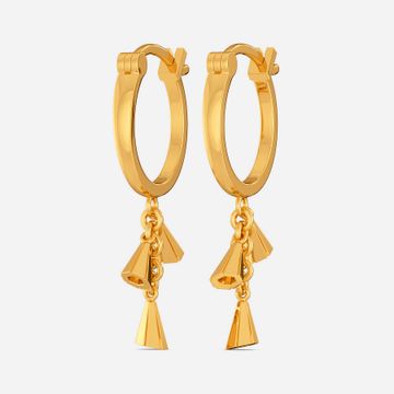 Casual Tassel Gold Earrings