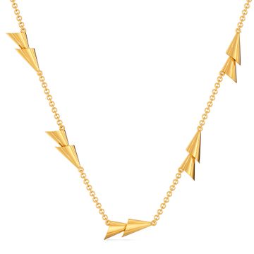 Twin Tassels Gold Necklaces