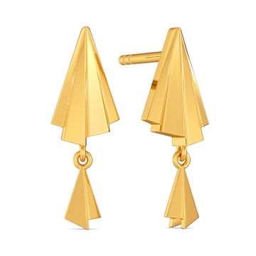 Tassel Tease Gold Earrings