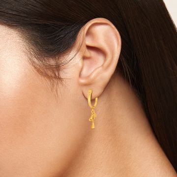 Casual Tassel Gold Earrings