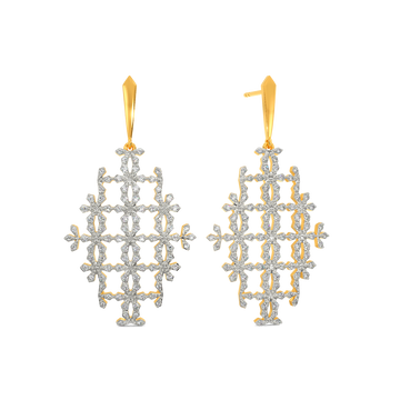 Ultimate Lacework Diamond Earrings