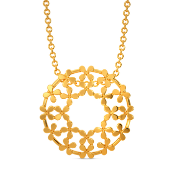 Wrap in Lace Gold Pendants