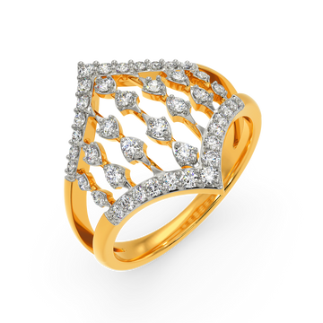 Sheer Lace Diamond Rings