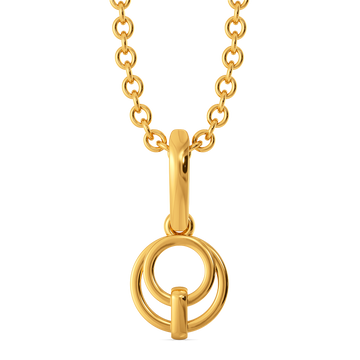 Buckle Bloom Gold Pendants