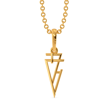 All Buckled Up Gold Pendants