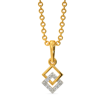 Belted Gleam Diamond Pendants