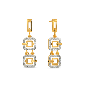 Hold the Sparkle Diamond Earrings