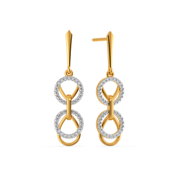 Clasped in Style Diamond Earrings