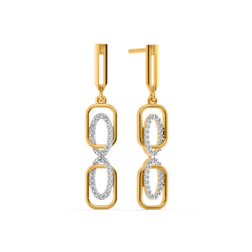Buckled Edit Diamond Earrings