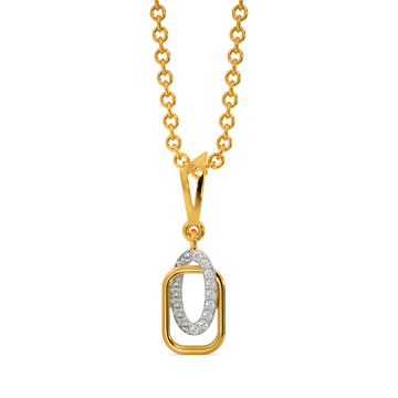 Buckled Edit Diamond Pendants